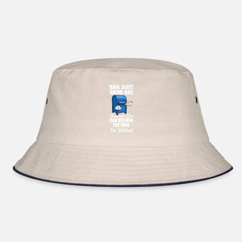 Lustige Briefzusteller Briefträger Post Geschenke Bucket Hat