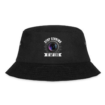 Photography Camera Lens Stop - Bucket Hat - Schwarz - Vorne - Lela (165cm)
