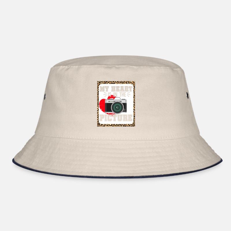 Photography Camera Lens Leopard Bucket Hat