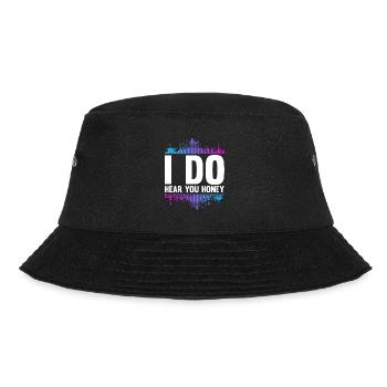 Tontechniker Sound Audio Engineer - Bucket Hat - Schwarz - Vorne - Lela (165cm)