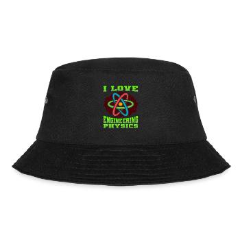 Physik Physiker - Bucket Hat - Schwarz - Vorne - Lela (165cm)