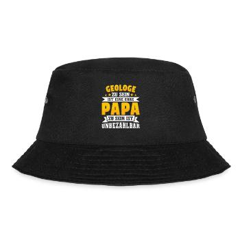 Geologe - Bucket Hat - Schwarz - Vorne - Lela (165cm)