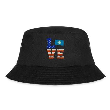 Love South Dakota Gift - Bucket Hat - black - Front - Lela (165cm)