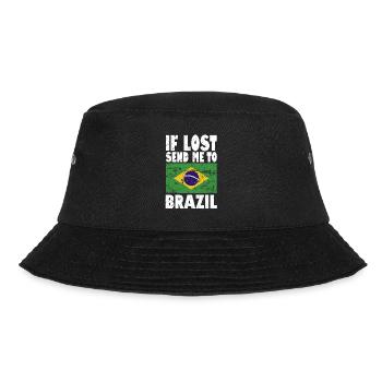 Brazil Flag Saying - Bucket Hat - black - Front - Lela (165cm)