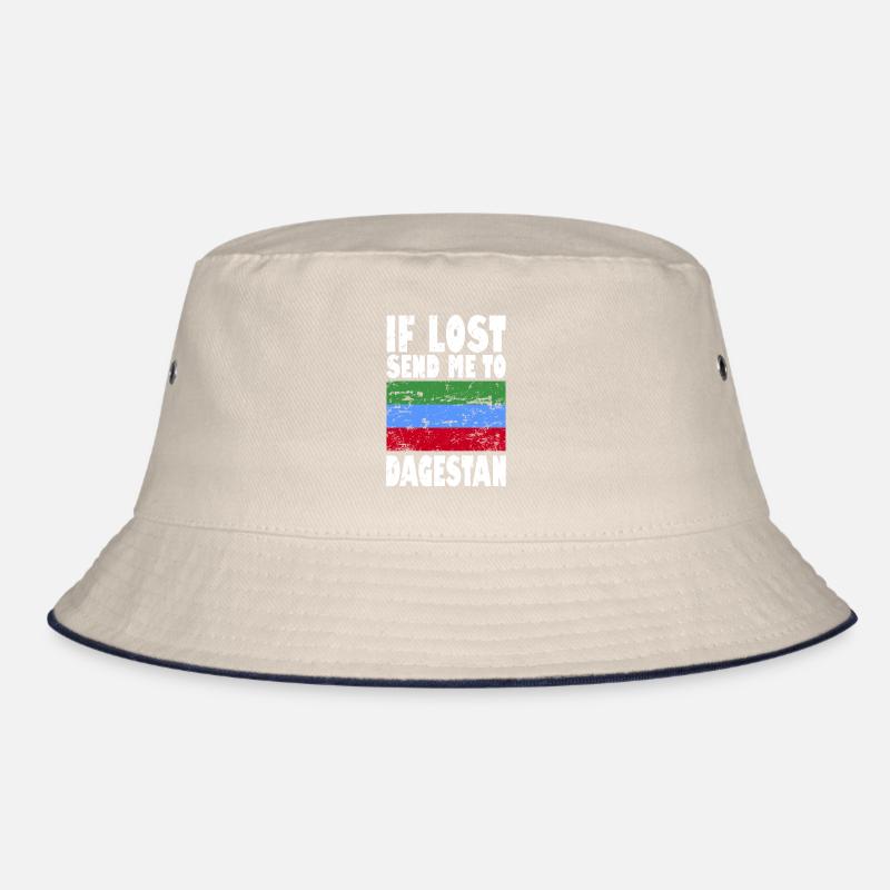 Dagestan Flagge Spruch Bucket Hat