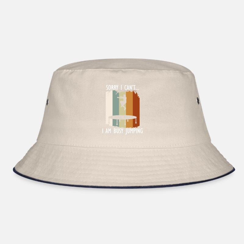 Beschäftigter Trampolin-Spring-Trampolinist Bucket Hat