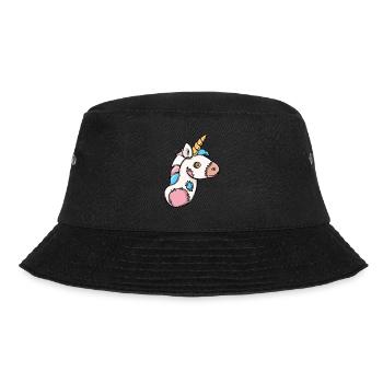 Voodoo Unicorn Transgender LGBT Trans Ally - Bucket Hat - black - Front - Lela (165cm)