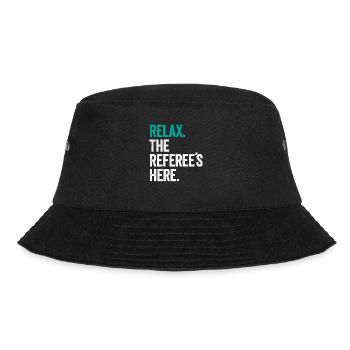 Schiedsrichter Sprüche Schiri Trikot Geschenk - Bucket Hat - Schwarz - Vorne - Lela (165cm)