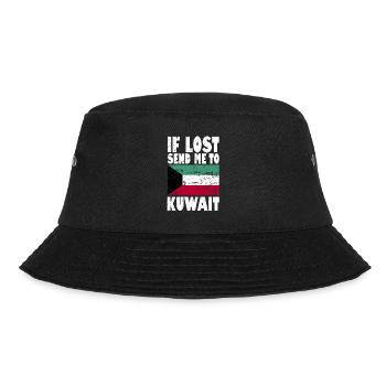 Kuwait Flagge Spruch - Bucket Hat - Schwarz - Vorne - Lela (165cm)