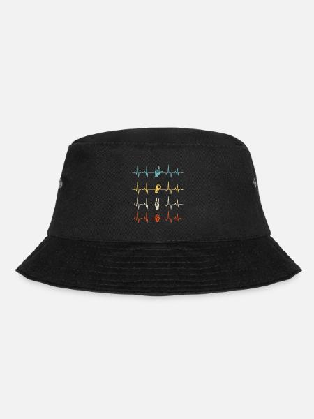 ASL Alphabet American Sing Language ASL Teacher - Bucket Hat - Schwarz