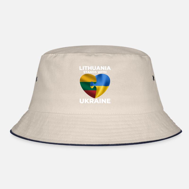 Lithuania supports Ukraine Bucket Hat