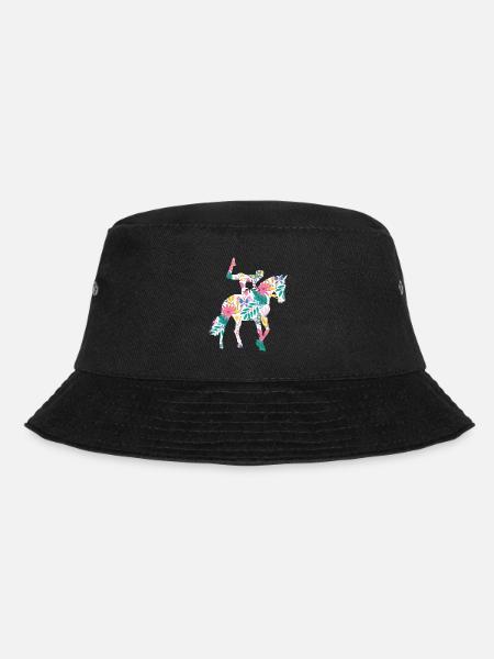 Voltigieren Volti Voltigier Pferde Pferdemädchen - Bucket Hat - Schwarz