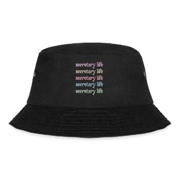 Best Secretary Appreciation Office Worker - Bucket Hat - black - Front - Lela (165cm)