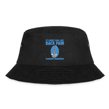 Its More Than Just Back Pain, Scoliosis Awareness2 - Bucket Hat - black - Front - Lela (165cm)