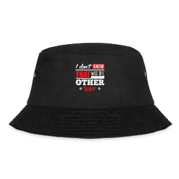 No idea was the other shift work - Bucket Hat - black - Front - Lela (165cm)