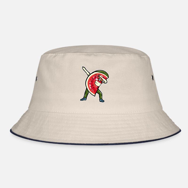 Dabbing Watermelon Dab Dancing Watermelons Bucket Hat