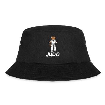 Judo Lion - Japanische Kampfsportart Judoka - Bucket Hat - Schwarz - Vorne - Lela (165cm)