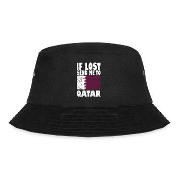 Slogan du drapeau du Qatar - Bob - noir - Devant - Lela (165cm)