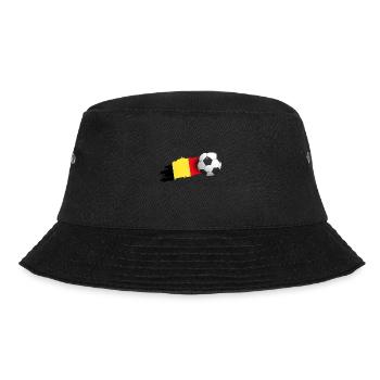 Belgien-fußball-geschenk - Bucket Hat - Schwarz - Vorne - Lela (165cm)