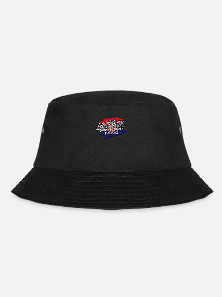 Balkan Kroatien Spruch Flagge stolz - Balkan - Bucket Hat - Schwarz