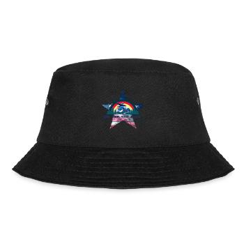 American Dream 2.0 - Bucket Hat - Schwarz - Vorne - Lela (165cm)
