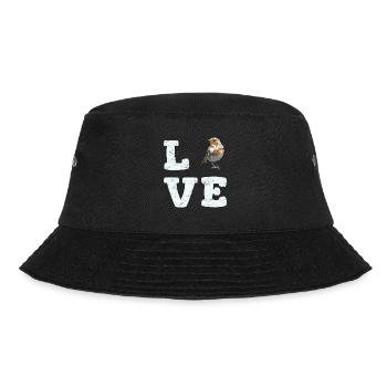 Love Birds Cute Bird Lover Funny Bird Watching Bir - Bucket Hat - Schwarz - Vorne - Lela (165cm)