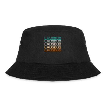 Vintage Lausbube Trachtenshirt Lausbub - Bucket Hat - Schwarz - Vorne - Lela (165cm)