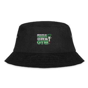 Lauch Kostüm Bodybuilding Satire Gym Jga - Bucket Hat - Schwarz - Vorne - Lela (165cm)
