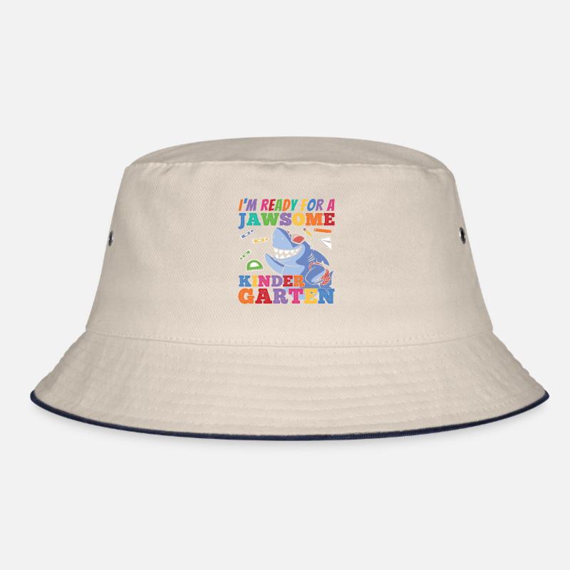Happy First Day School Kindergarten Awesome Gesche Bucket Hat