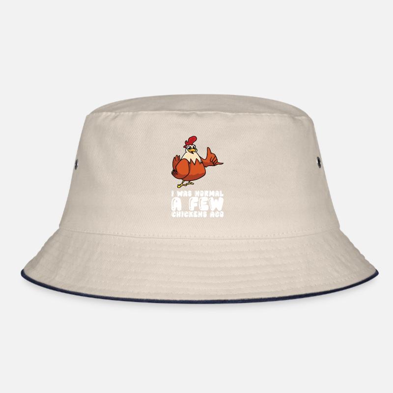 Vor Ein Paar Hühnern War Ich Normal Bucket Hat