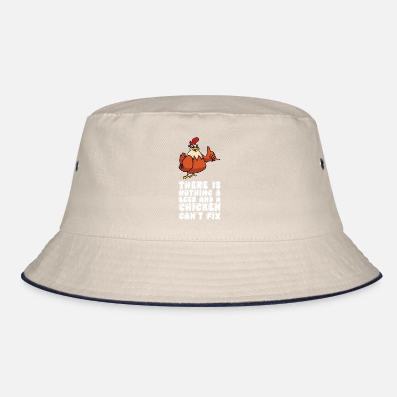 There Is Nothing A Beer And A Chicken Cant Fix Bucket Hat