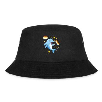 Delfin im Weltraum Gay Bear Pride - Bucket Hat - Schwarz - Vorne - Lela (165cm)