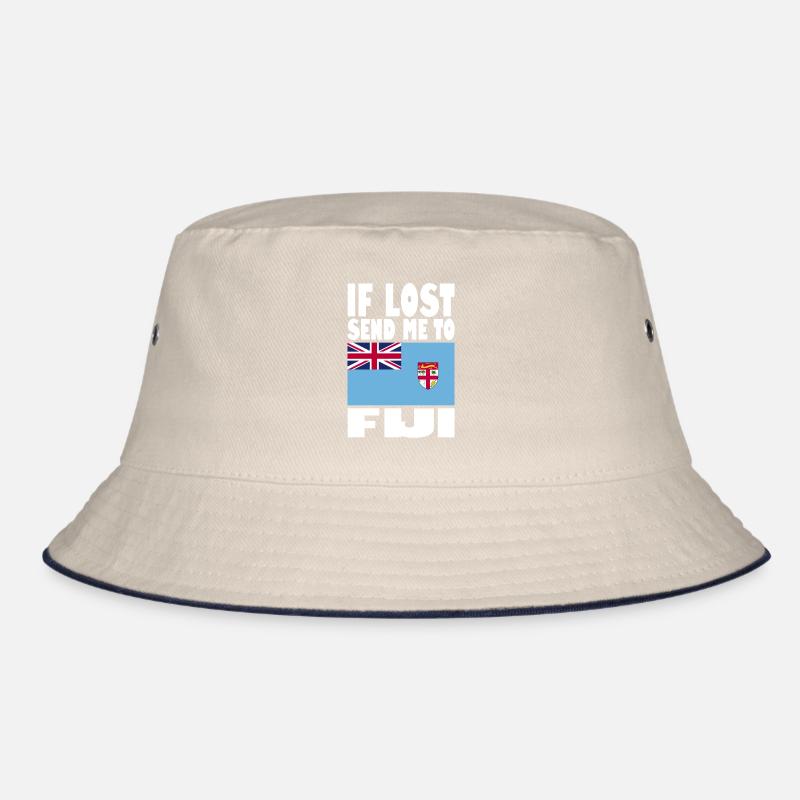 Fiji Flagge Spruch Bucket Hat