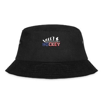 USA Eishockey Spieler Hockey Evolution - Bucket Hat - Schwarz - Vorne - Lela (165cm)