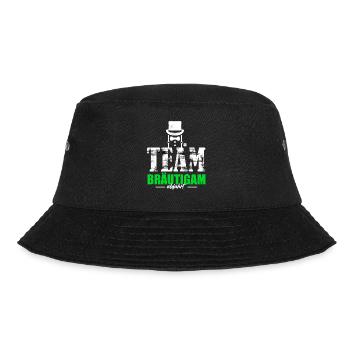 Team Bräutigam Abfahrt Herren JGA - Bucket Hat - Schwarz - Vorne - Lela (165cm)