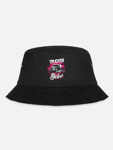 Trucker Babe LKW Fernfahrer Lastwagenfahrer Truck - Bucket Hat - Schwarz