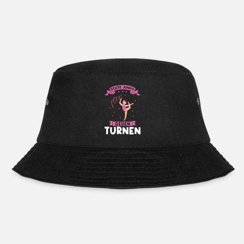 Turnen Mädchen Turnerin Geschenk - Bucket Hat - Schwarz