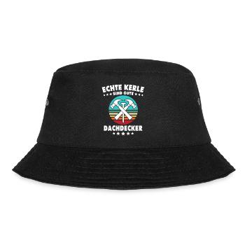 Dachdecker Dachspengler Dachklempner - Bucket Hat - Schwarz - Vorne - Lela (165cm)