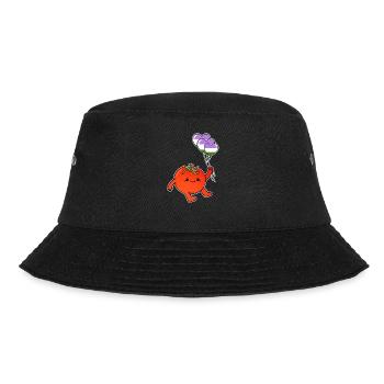 Tomato Balloon Genderqueer Pride - Bucket Hat - black - Front - Lela (165cm)