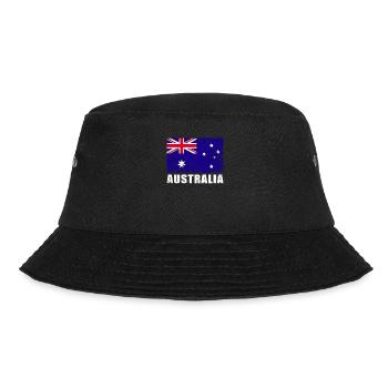 Australia Flag Grunge Australia Flag - Bucket Hat - black - Front - Lela (165cm)