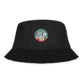 Machinist Machine Operator Machinists - Bucket Hat - black - Front - Lela (165cm)