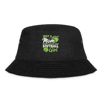 Juste une maman qui aime son softball fille softball - Bob - noir - Devant - Lela (165cm)
