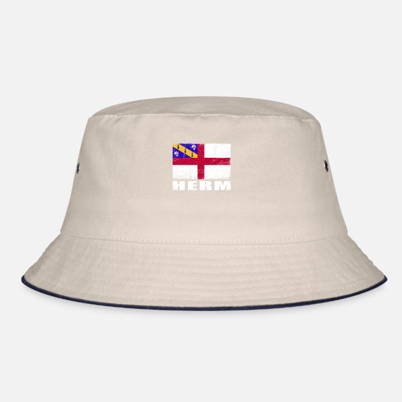 Drapeau Herm Grunge Drapeau Herm Bob