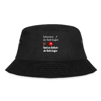 Lustiges Krankenschwester Pflegerin - Bucket Hat - Schwarz - Vorne - Lela (165cm)