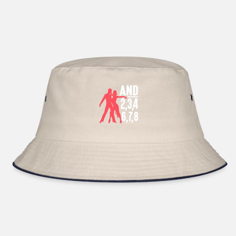 Salsa Dancer Lain Dancing And 2,3,4 6,7,8 Salsa Bucket Hat