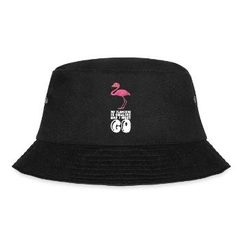 Funny flamingo graphics - Bucket Hat - black - Front - Lela (165cm)