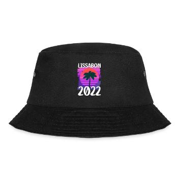 Lissabon 2022 - Bucket Hat - Schwarz - Vorne - Lela (165cm)