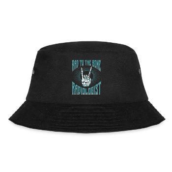 Rad To The Bone Radiologist X-Ray CT Technicians - Bucket Hat - black - Front - Lela (165cm)