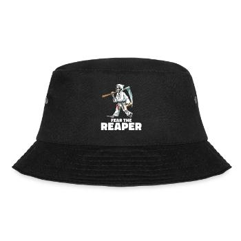 Fear The Reaper - Jiu Jitsu Beinschlösser - Bucket Hat - Schwarz - Vorne - Lela (165cm)
