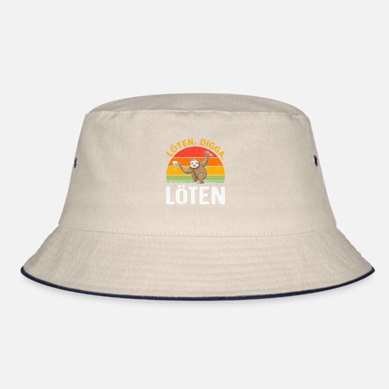 Löten Digga Löten Bier lustig Bucket Hat